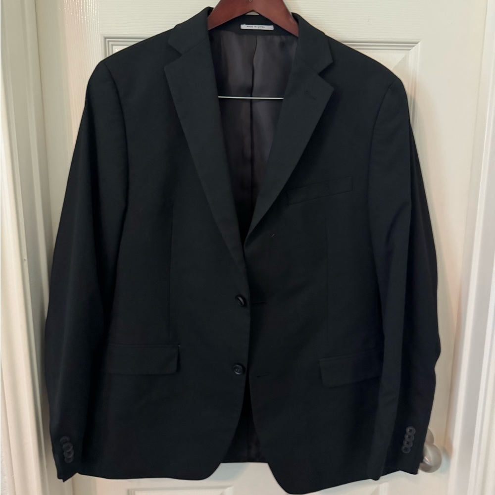 Alfani Black Sport Coat Classic Tailored Blazer